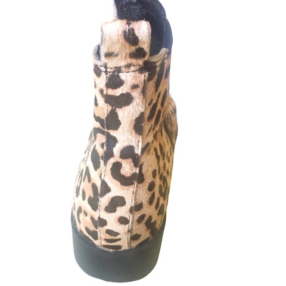 Steve Madden Jerry Leopard Calf Pointed Toe Ankle Boots/Booties - Size 7.5 - Picture 5 of 9